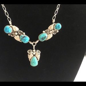 Sterling Silver & Turquoise Necklace